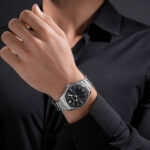 Elegante Herrenuhr mit Metallarmband – moderne Armbanduhren für Herren online kaufen